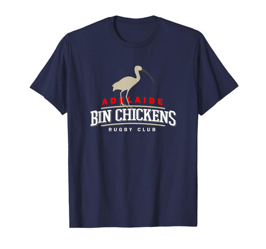 Adelaide Australia Bin Chickens Rugby Club Sports Logo T-Shirt