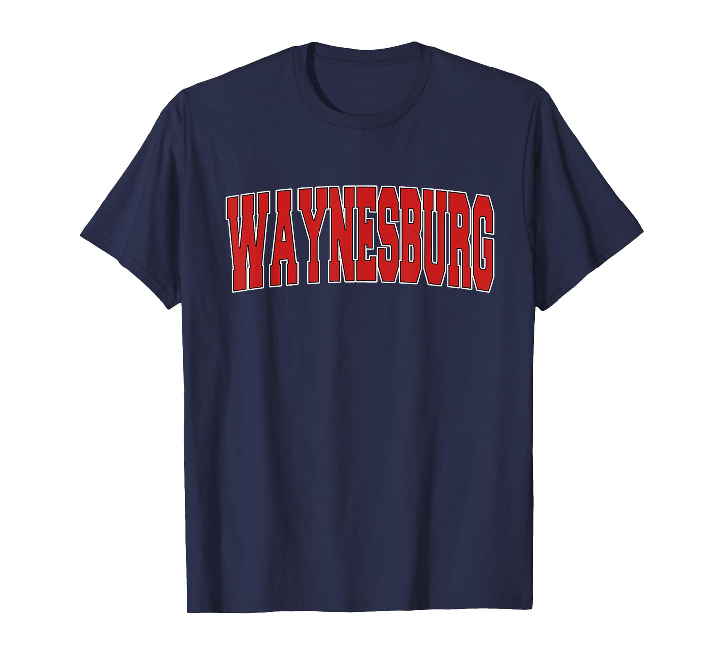 WAYNESBURG PA PENNSYLVANIA Varsity Style USA Vintage Sports T-Shirt