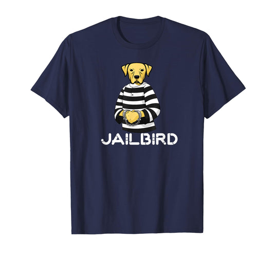 Funny Pet Puppy T-Shirt Dog Lovers Bad Jailbird Puppy TShirt T-Shirt