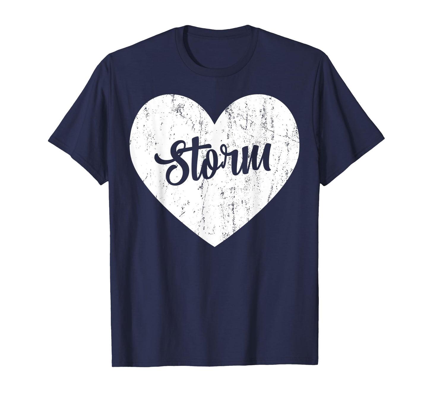 Storm School Sports Fan Team Spirit Mascot Heart Gift T-Shirt