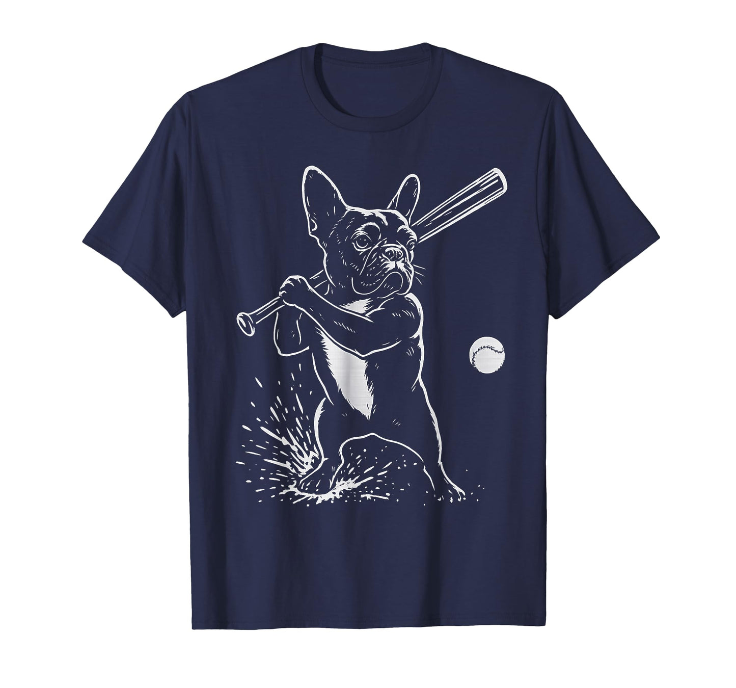 French Bulldog Baseball Sports Dog Lover T-Shirt