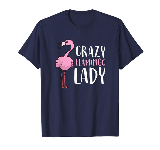 Women Love Flamingos Flamingo Girl Crazy Flamingo Lady T-Shirt