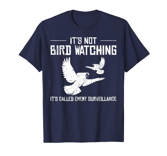 Bird Watching Government Conspiracy Birds Aren’t Real T-Shirt