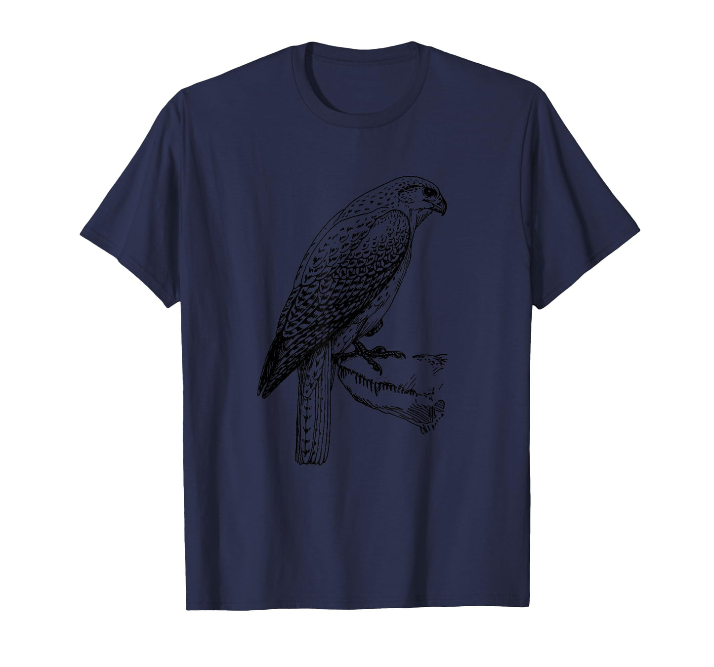 Falcon Gyrfalcon Bird Graphic Birding Ornithologist T-Shirt