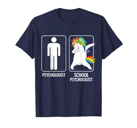 Unicorn Psychologist School Psychology Back To School T-Shirt