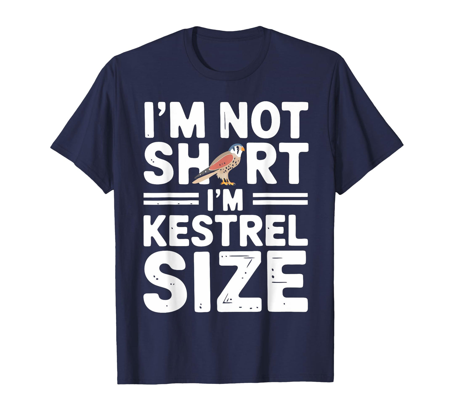 Kestrel Size Birder Birdwatcher Girl American Kestrel T-Shirt