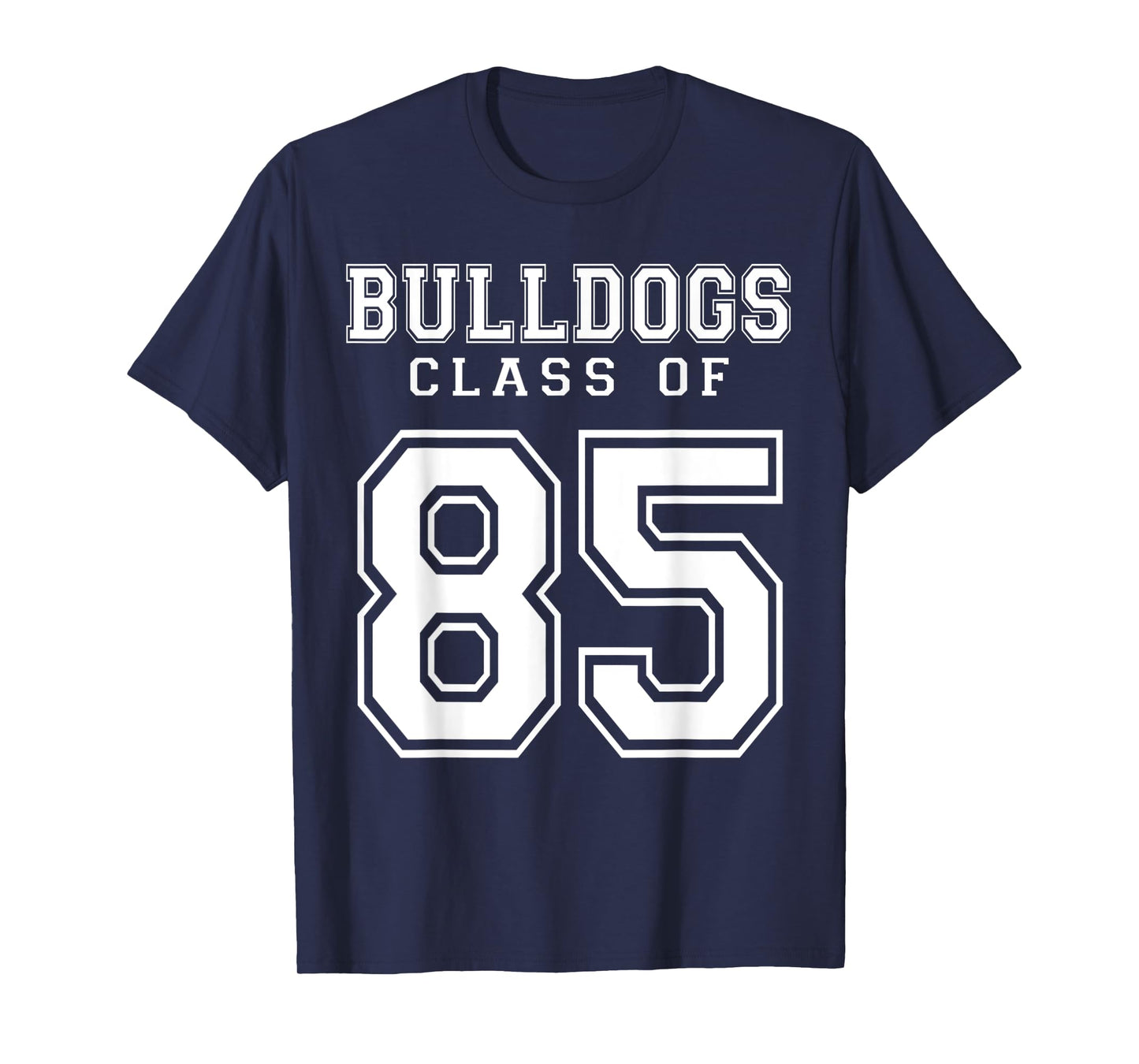 Class Of 1985 Bulldogs Custom Graduation Senior Personalized T-Shirt
