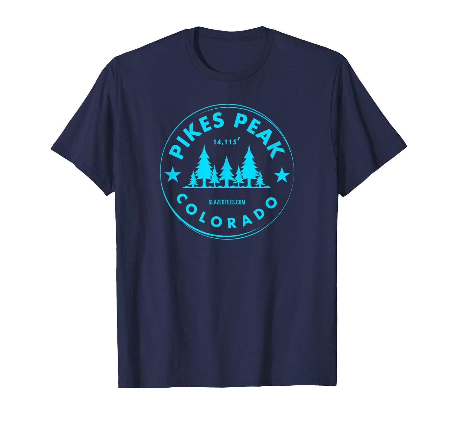 Pikes Peak Colorado – Mountain Forest CO Bluebird Day T-Shirt