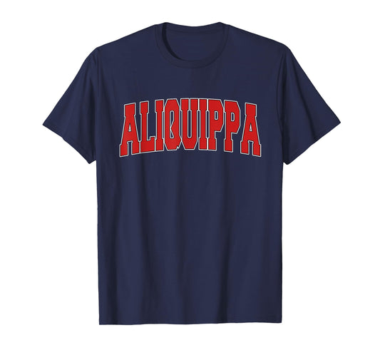 ALIQUIPPA PA PENNSYLVANIA Varsity Style USA Vintage Sports T-Shirt