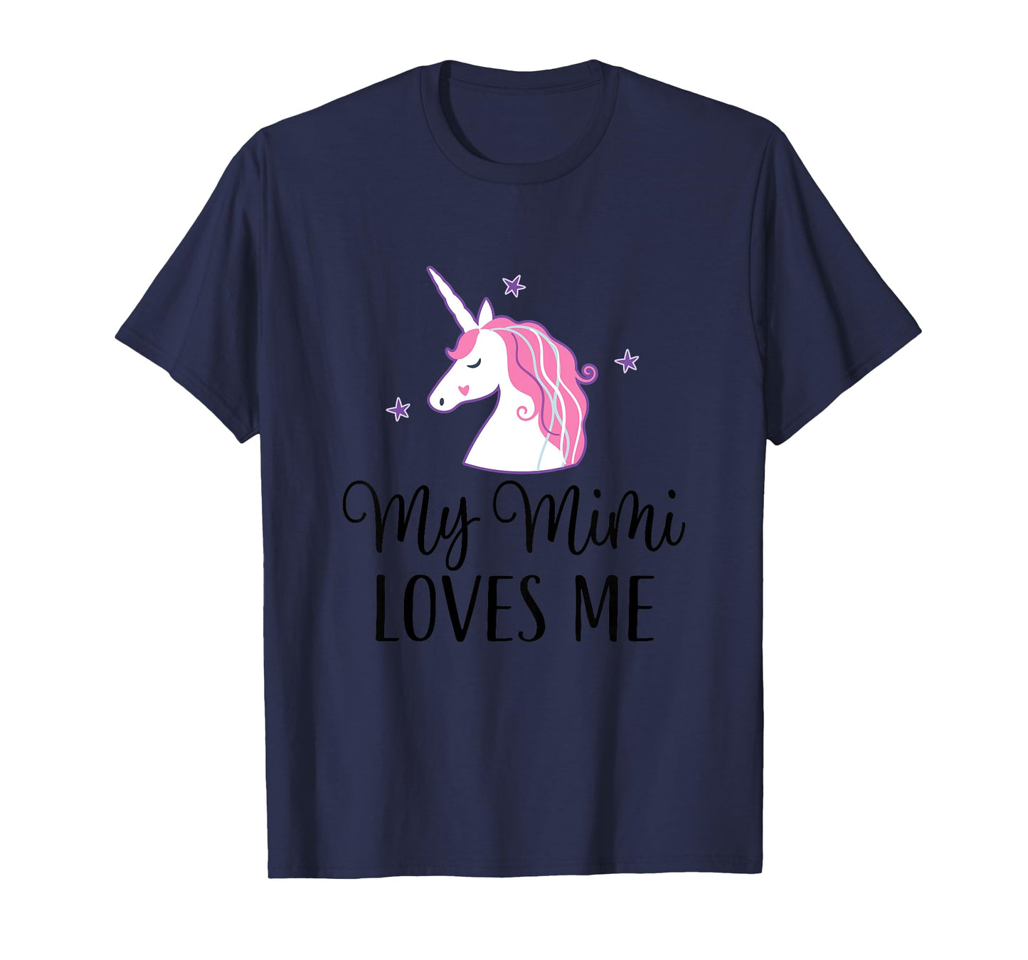 My Mimi Loves Me Girl Unicorn Granddaughter T-Shirt
