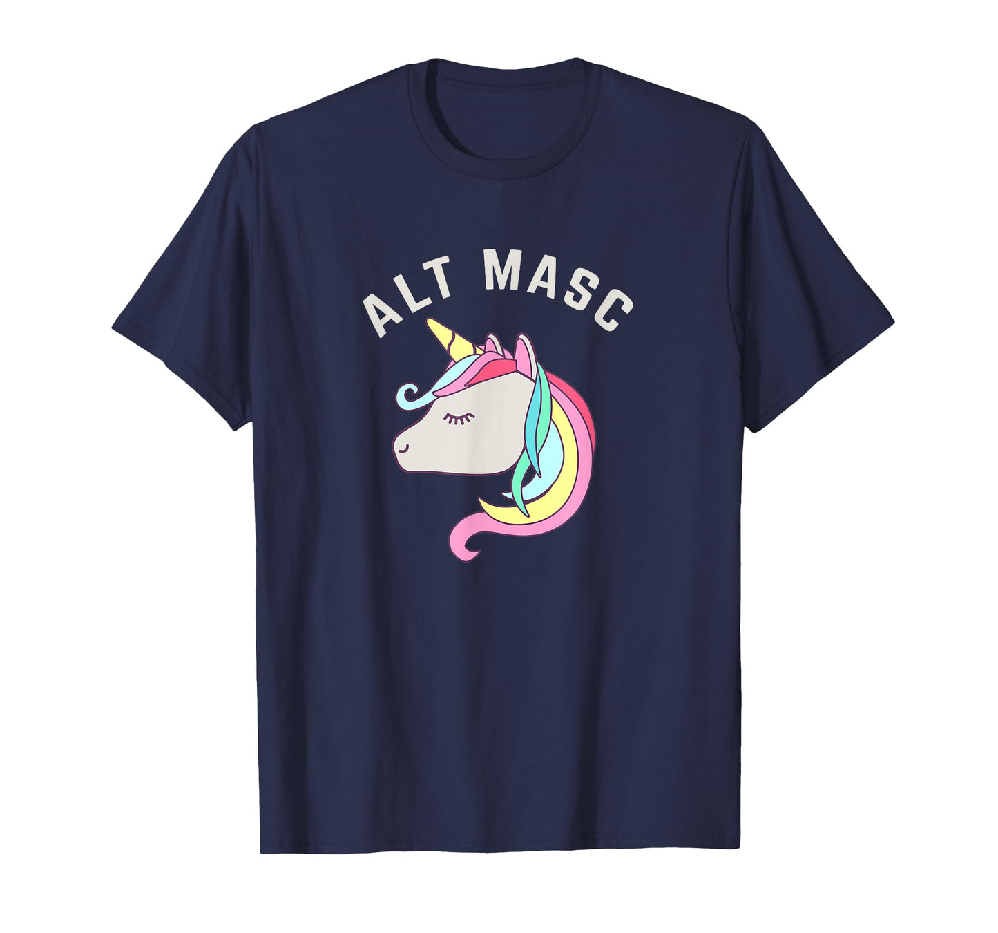 LGBT Tees: Alt Masc Rainbow Unicorn T-Shirt T-Shirt