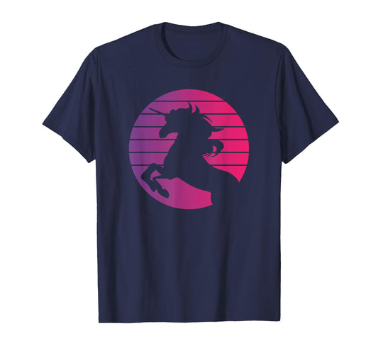 Unicorn Retro Style Vintage T-Shirt
