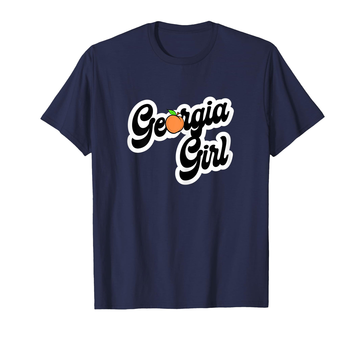 Womens Georgia Girl product vintage Peach T-Shirt