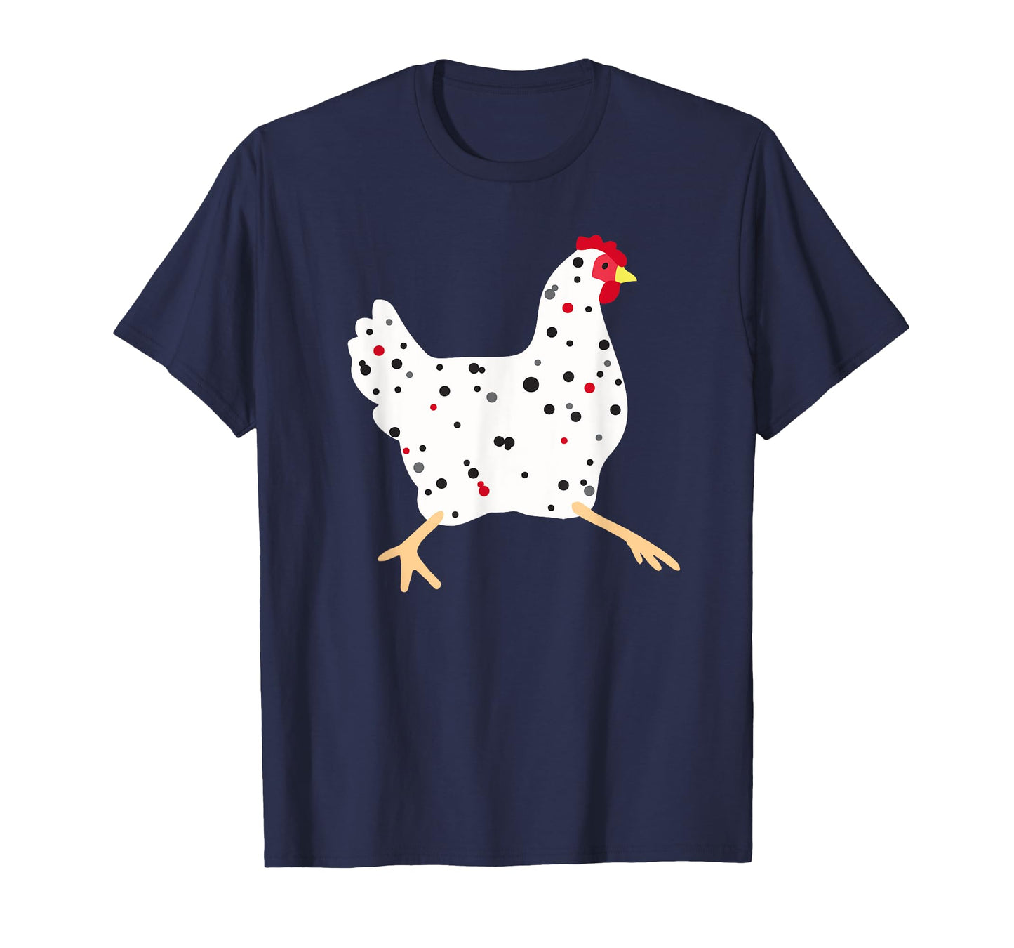 Chicken Hen Cute Polka Dot Chicken T-Shirt