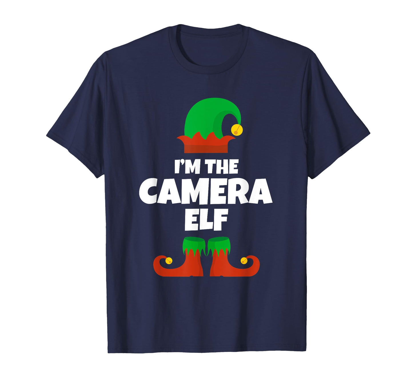 I'm The Camera Elf Family Pajama Christmas Man Photographer T-Shirt