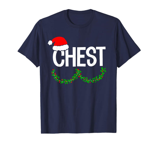 Chest Nuts Funny Christmas Chestnuts Couple Matching Outfit T-Shirt