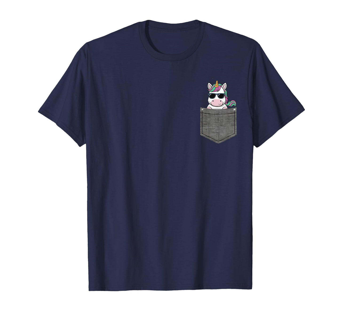 Unicorn in Pocket T-Shirt