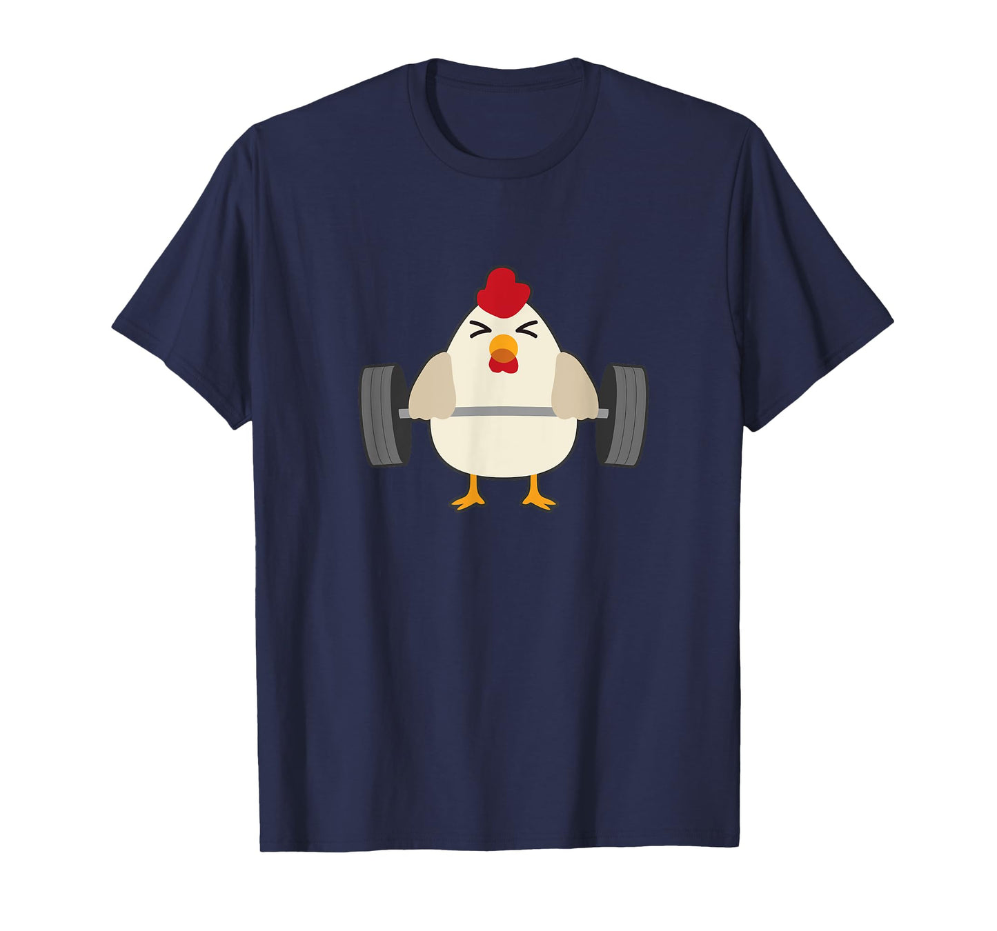Chicken Power Deadlift - Funny Weightlifter T-Shirt