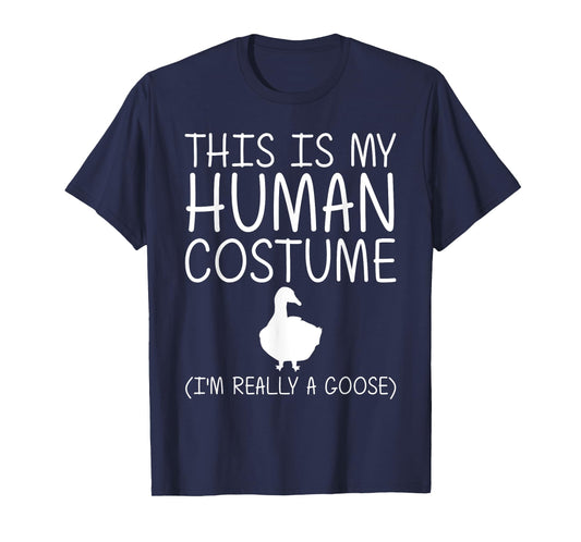 Goose Easy Halloween Human Costume Waterfowl Animal DIY Gift T-Shirt