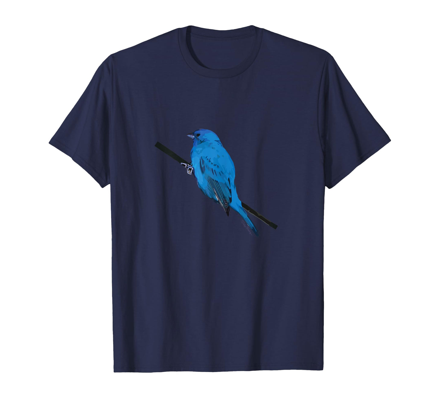 Patience Bluebird of Happiness T-Shirt Womens Blue Bird Tees T-Shirt