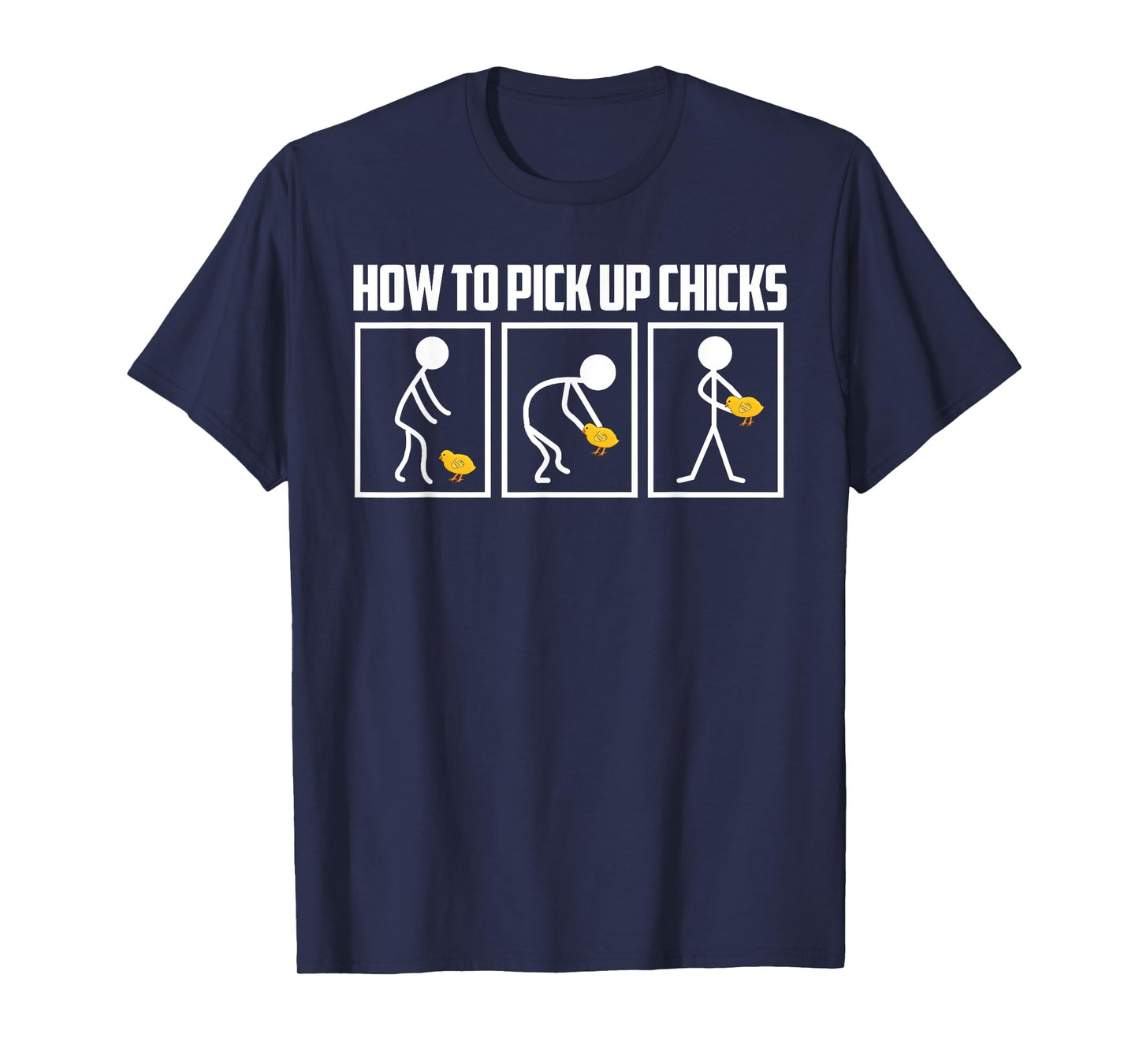 Sparta Buy Men's Funny Geek Humour How to Pick Up Chicks T-Shirt