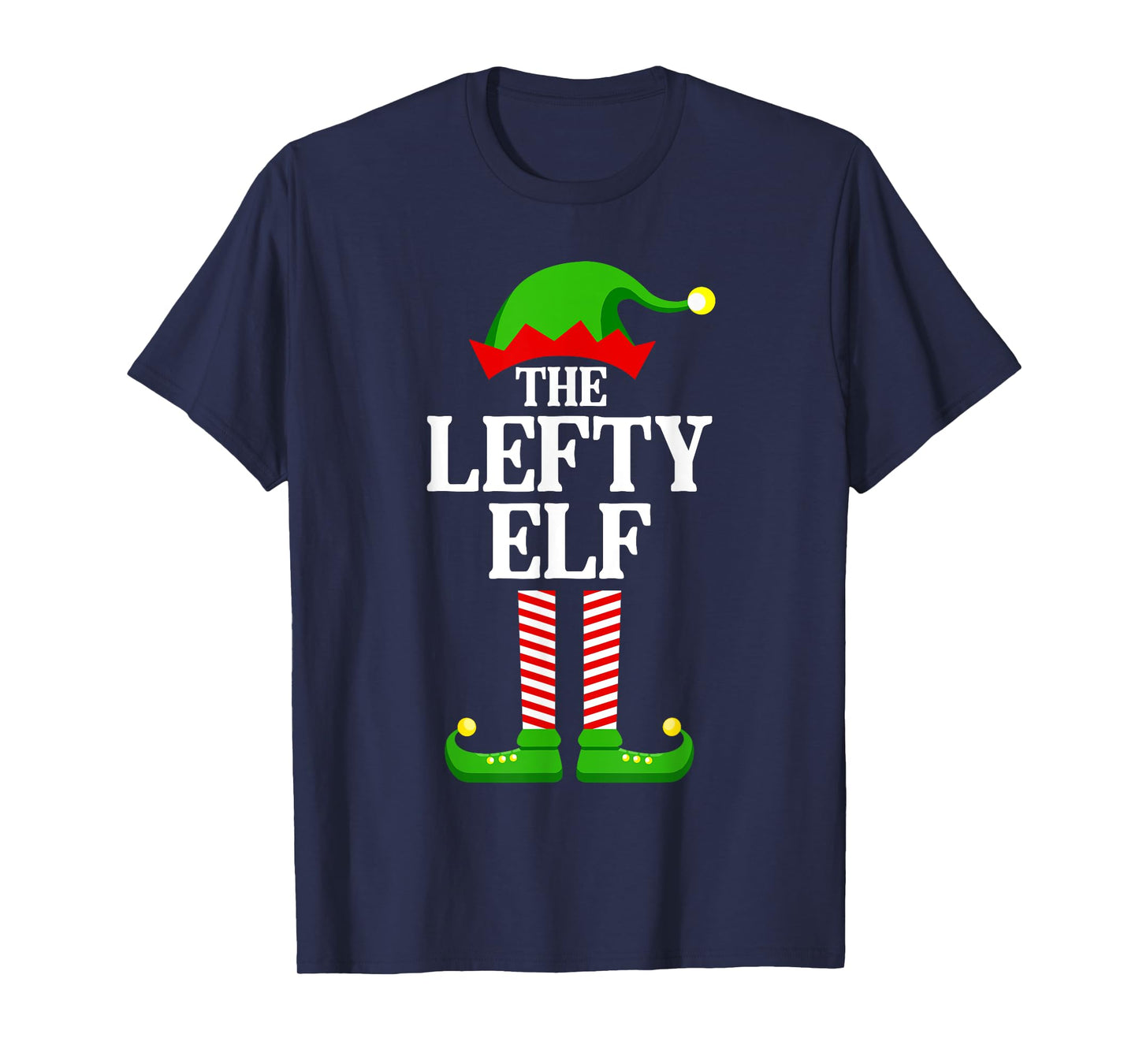 Lefty Elf Family Matching Group Funny Christmas T-Shirt