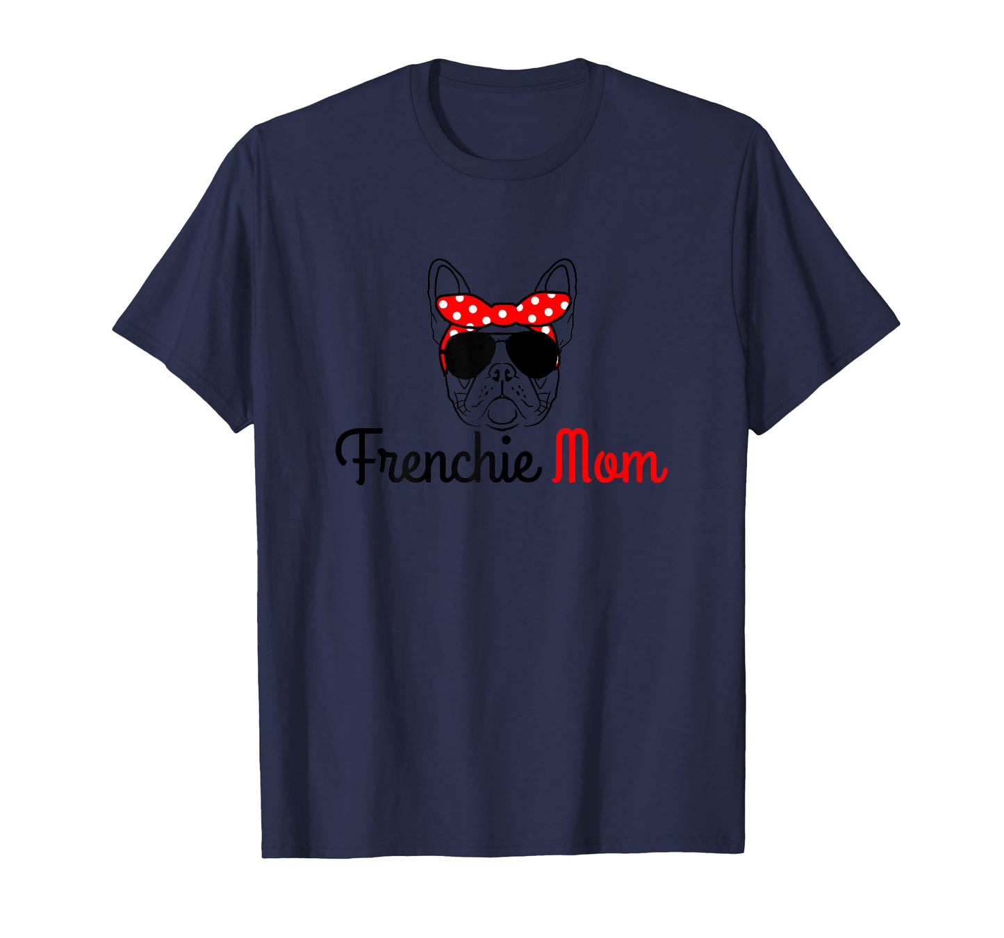 Frenchie Mom Vintage Funny Dog French Bulldog Women Kids T-Shirt