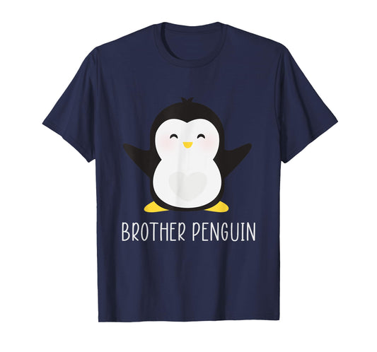 Penguin BROTHER - Sibling's Funny & Cute Son Gift T-Shirt