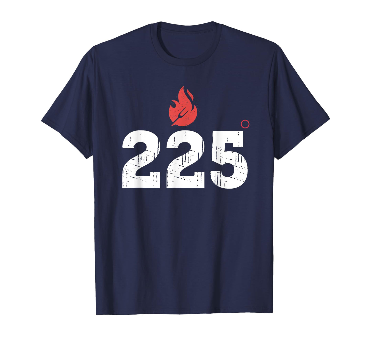 BBQ Barbeque Grilling 225 Degrees Smoking Meat Dad Father T-Shirt