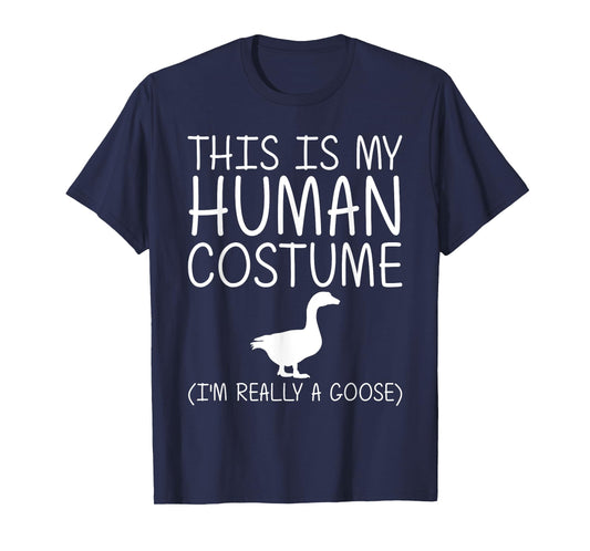 Goose Easy Halloween Human Costume Waterfowl Animal DIY Gift T-Shirt