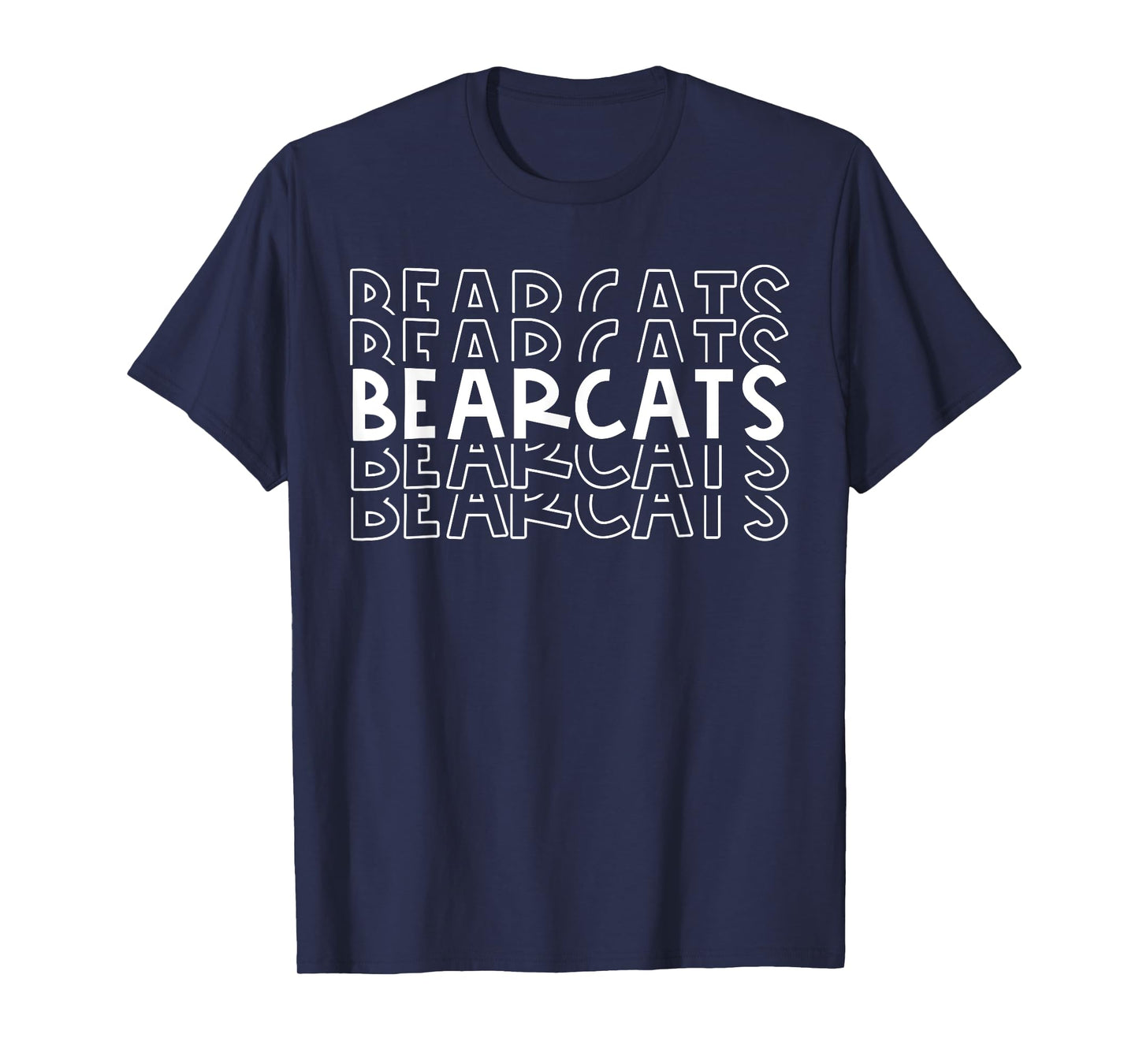 Bearcats School Sports Team Mascot Town Go College Athlete T-Shirt
