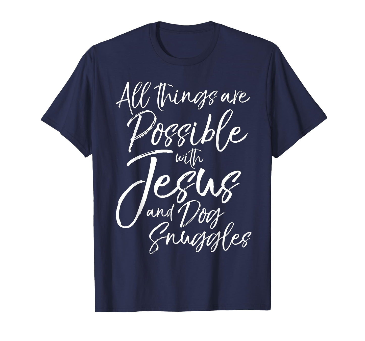 Cute Christian Dog Shirt Fun Faith in Jesus Shirt Trust God T-Shirt for Men Women