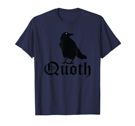 Edgar Allan Poe Quoth The Raven Nevermore T-Shirt