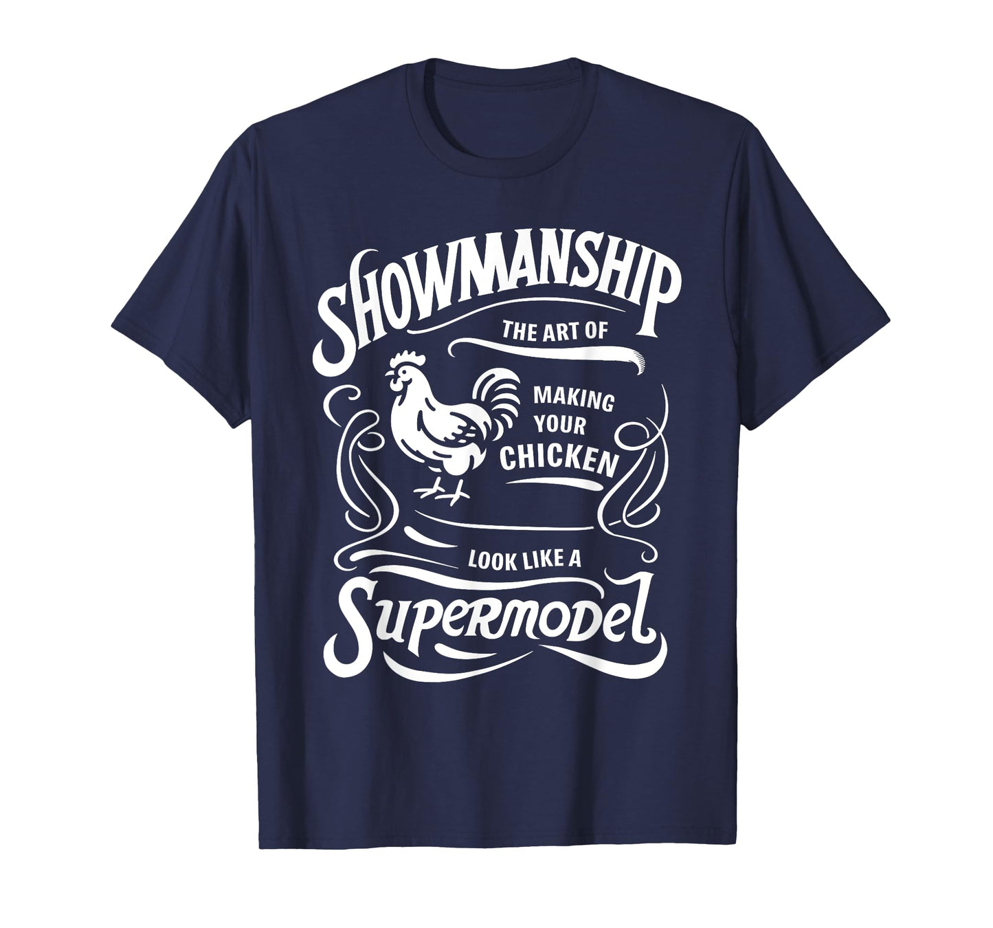 Showmanship Definition Fair Animal Chicken Livestock Show T-Shirt