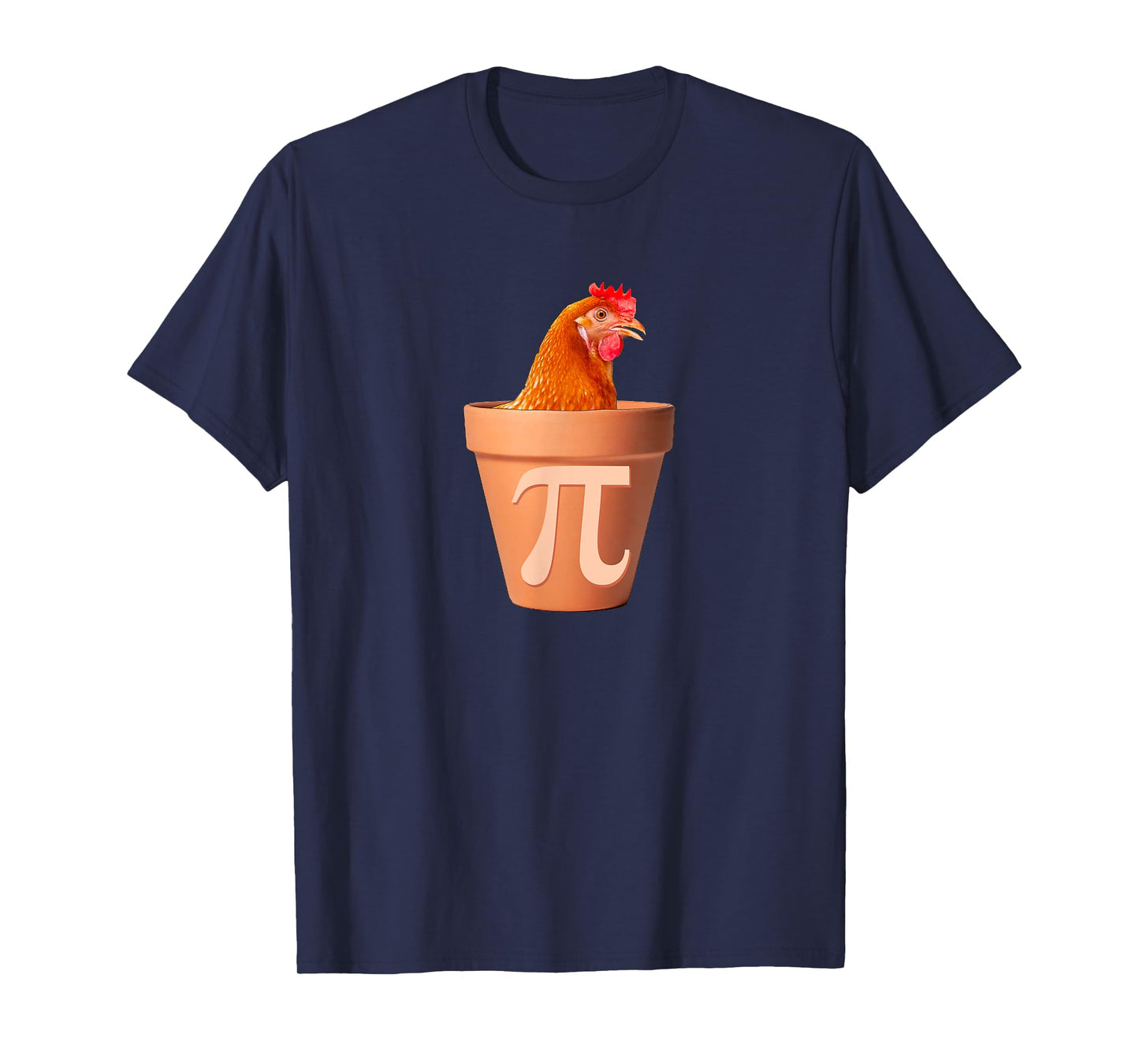 Chicken Pot Pi Funny Math Chicken Pot Pie Graphic Design T-Shirt