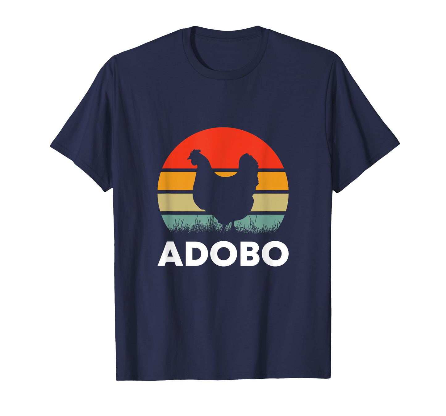 Retro Chicken Adobo Funny Filipino Filipina Philippines Food T-Shirt