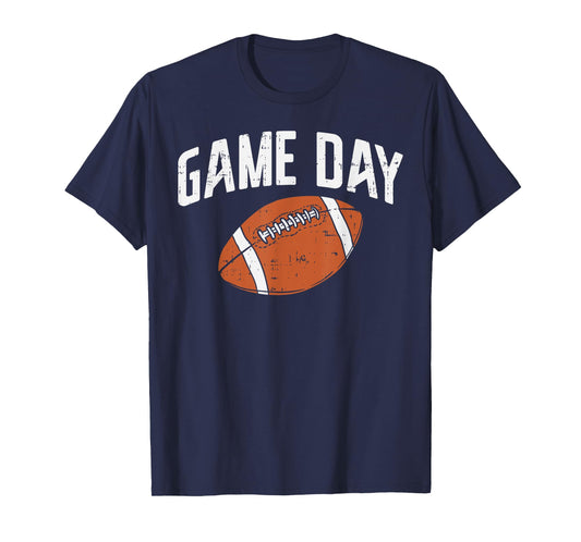 American Football Game Day Vintage Gridiron Sports Lover Fan T-Shirt