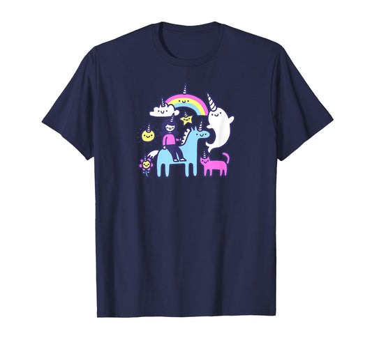 Threadless Obinsun Unicorns Everywhere Graphic T-Shirt