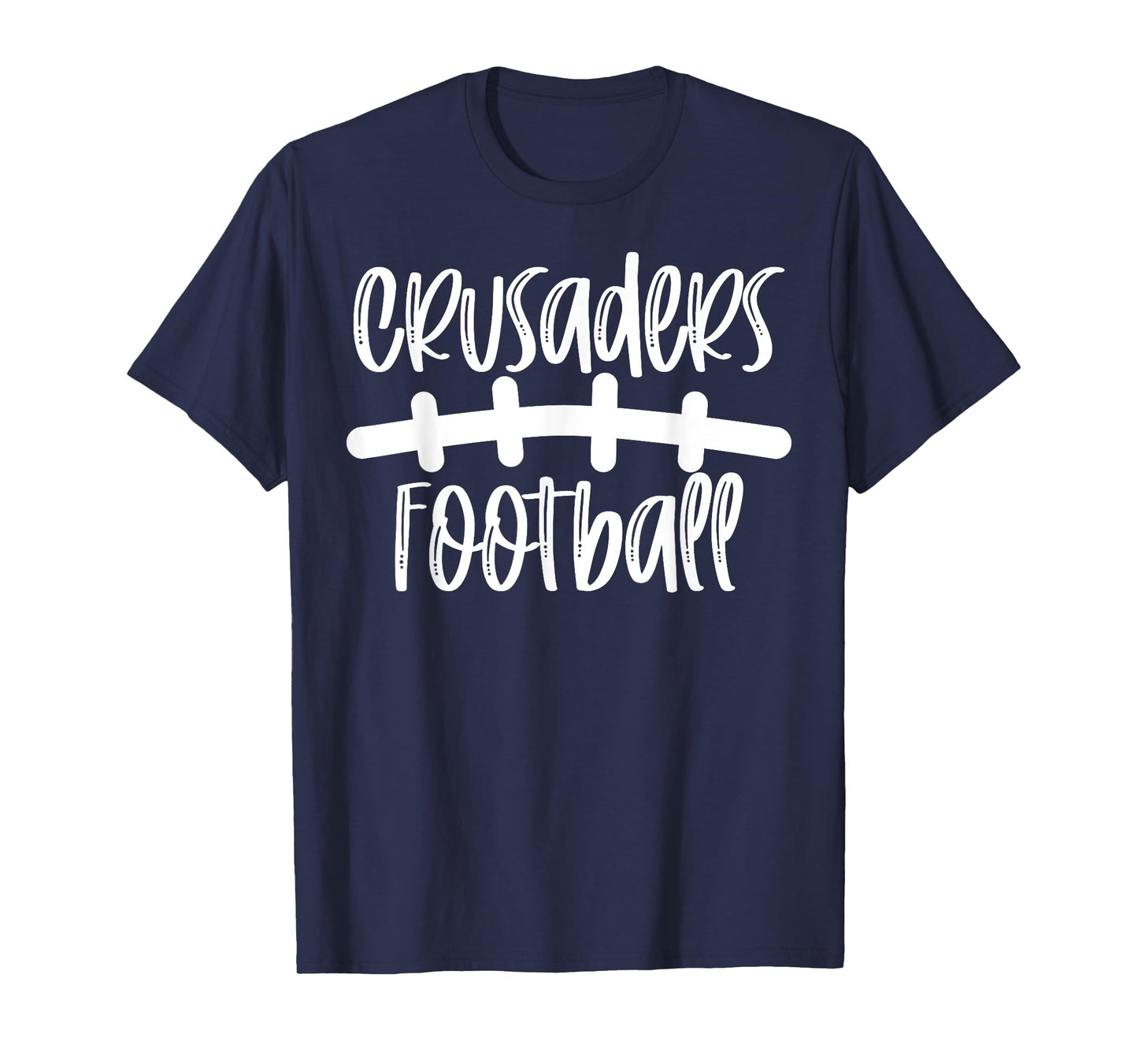 Crusaders Football School Spirit Team Mascot Game Night T-Shirt