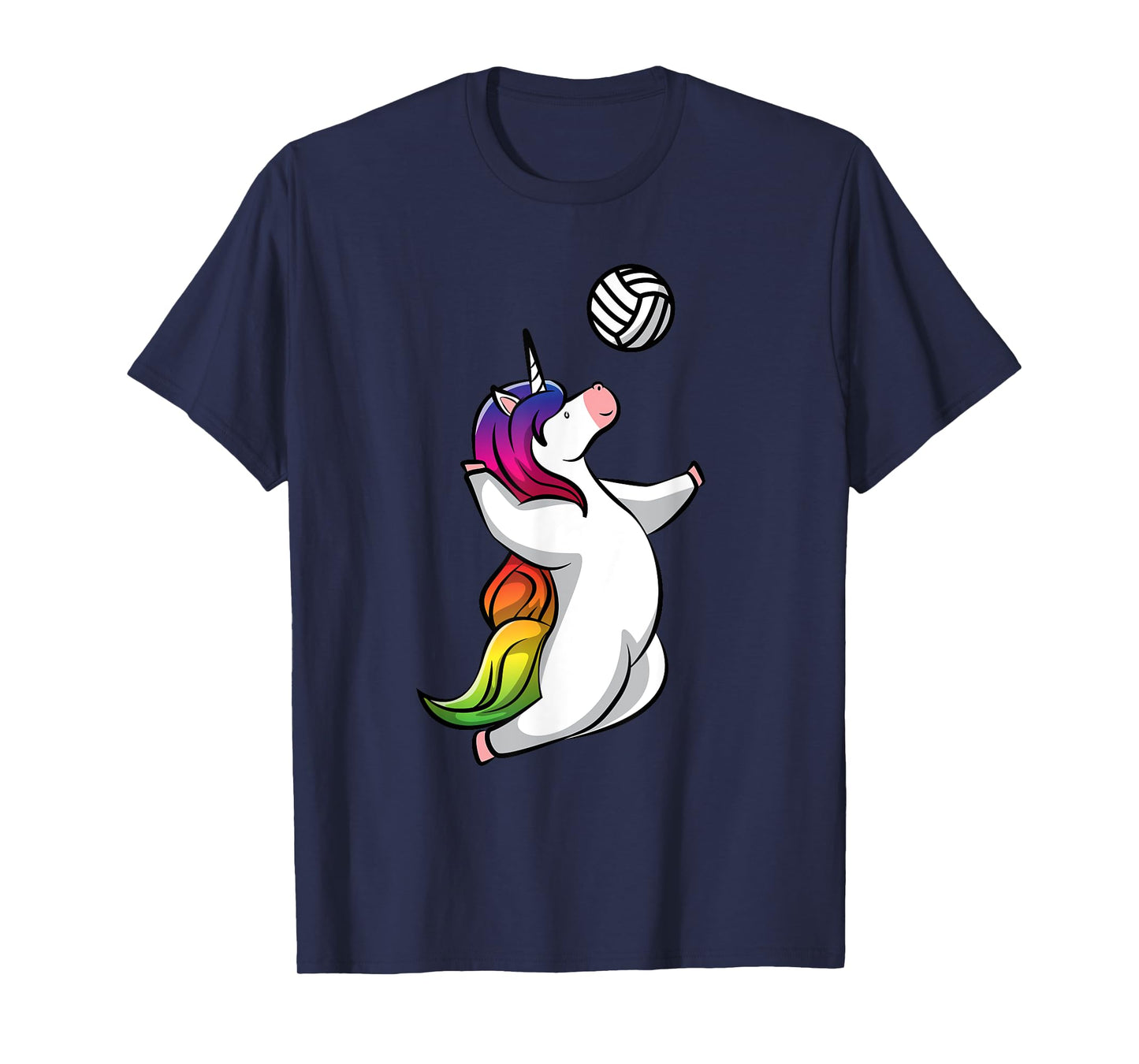 Unicorn Volleyball Shirt Funny and Cute Sport Volleycorn Tee T-Shirt