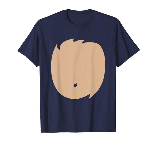Funny Monkey Chest Easy Halloween Costume T-Shirt