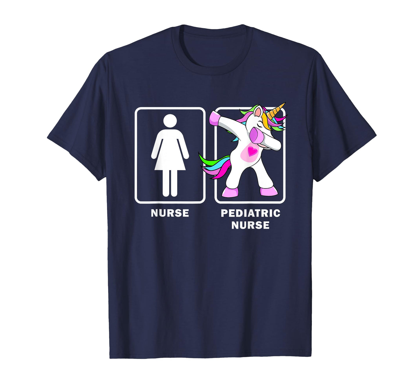Pediatric Nurse Funny Dabbing Unicorn Medical Shirt T-Shirt