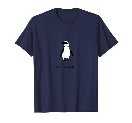 Funny Penguin Puns, CHILL OUT, Newmann Works, gift t-shirts T-Shirt