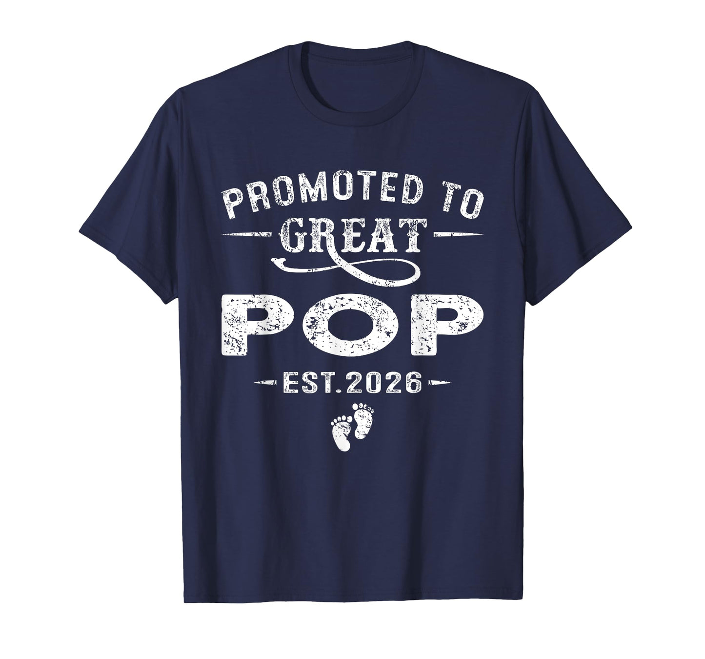 Promoted to Great Pop Est 2026 Pregnancy Announcement T-Shirt