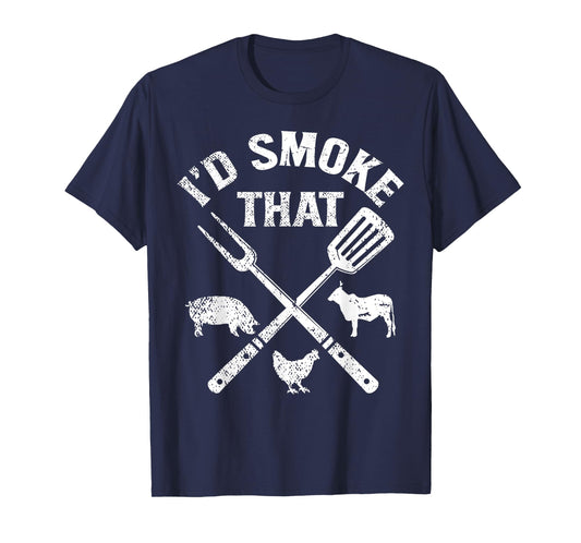Id smoke that pig chicken cow bbq Top T-Shirt