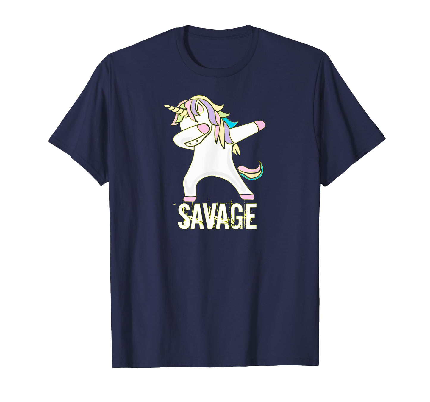 Savage Unicorn Shirt for Youth Adult Women Girls T-Shirt