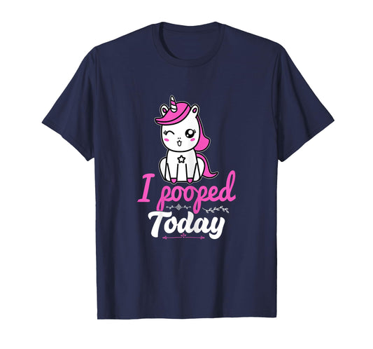 Womens unicorn poop tee this guy pooped today sorry i pooped today T-Shirt