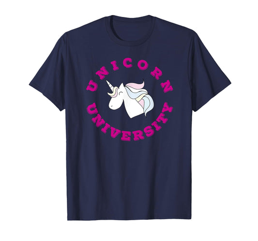 Unicorn University Tshirt Cute Funny Cool Tee T-Shirt