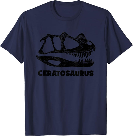 Ceratosaurus Skull Fossil T-Shirt