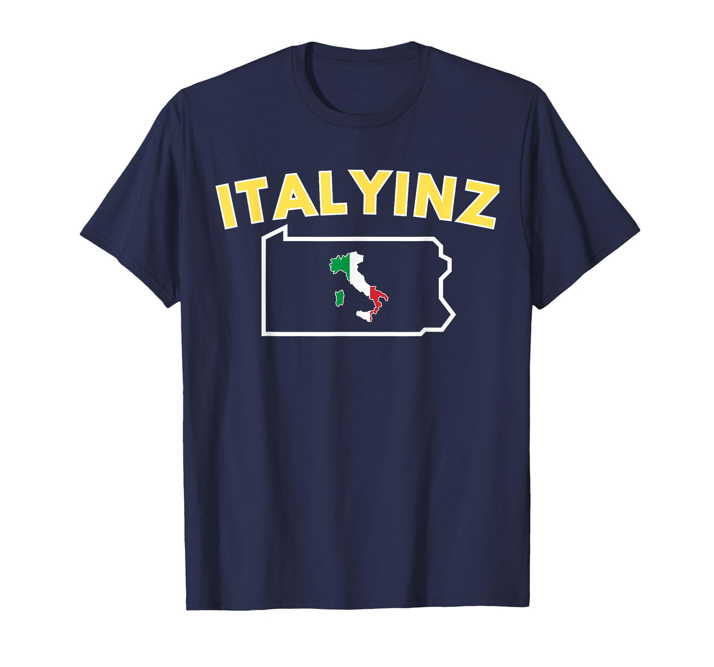 Yinz Italian Amercian Ital Yinz Pittsburghese Pittsburgh T-Shirt